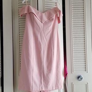 Off the Shoulder Shift Dress